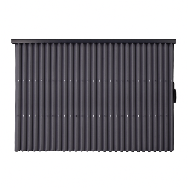 Pleated Retractable Windshield Sunshade — UV Protection & Heat Reduction